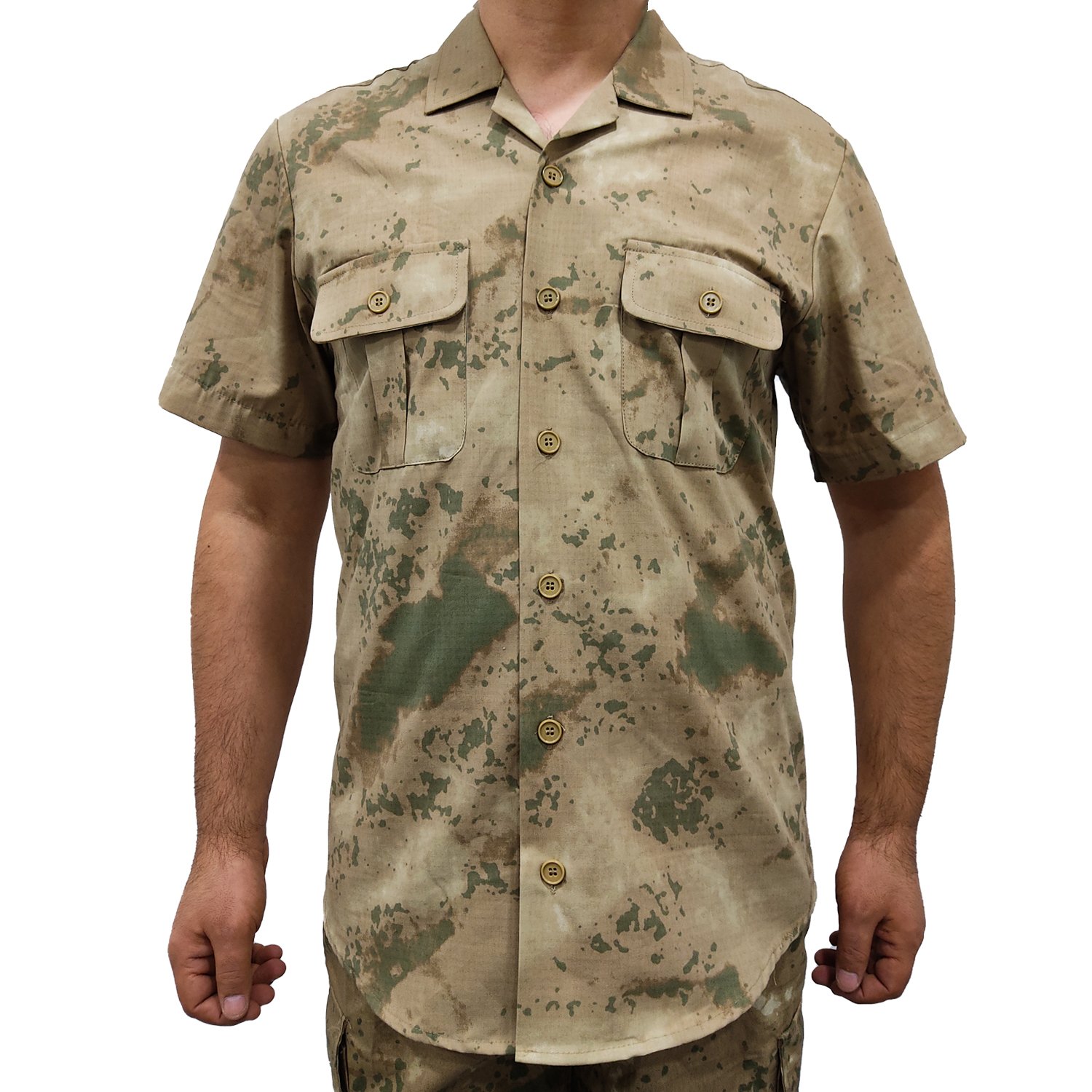 Jandarma Yazlık Kısa Kollu Gömlek , Jandarma Kamuflaj Yazlık Kıyafet