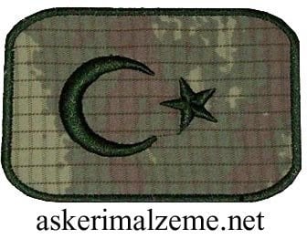 Nano Türk Bayrağı Arması Cırtlı