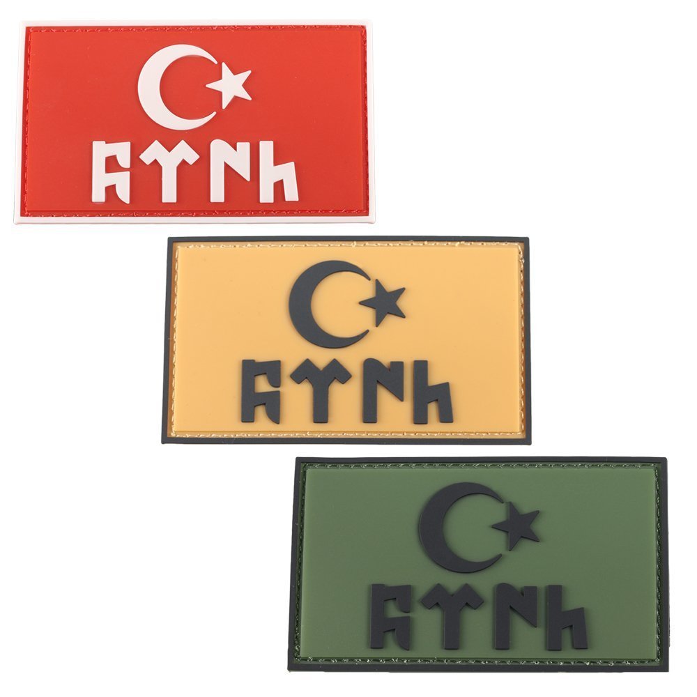 göktürk patch , göktürkçe patch , türk yazılı patch , göktürk kol arması