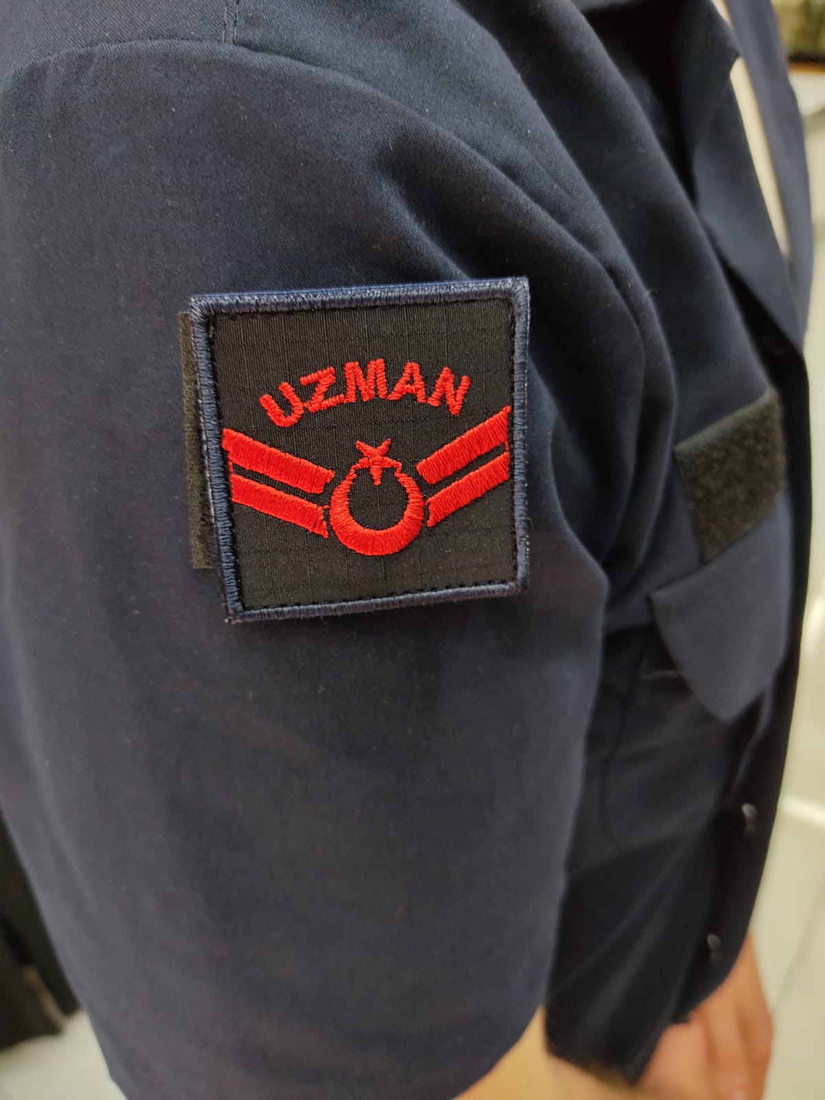 Jandarma Asayiş Uzman Onbaşı 4x4cm Yeni Tip Gömlek Rütbesi